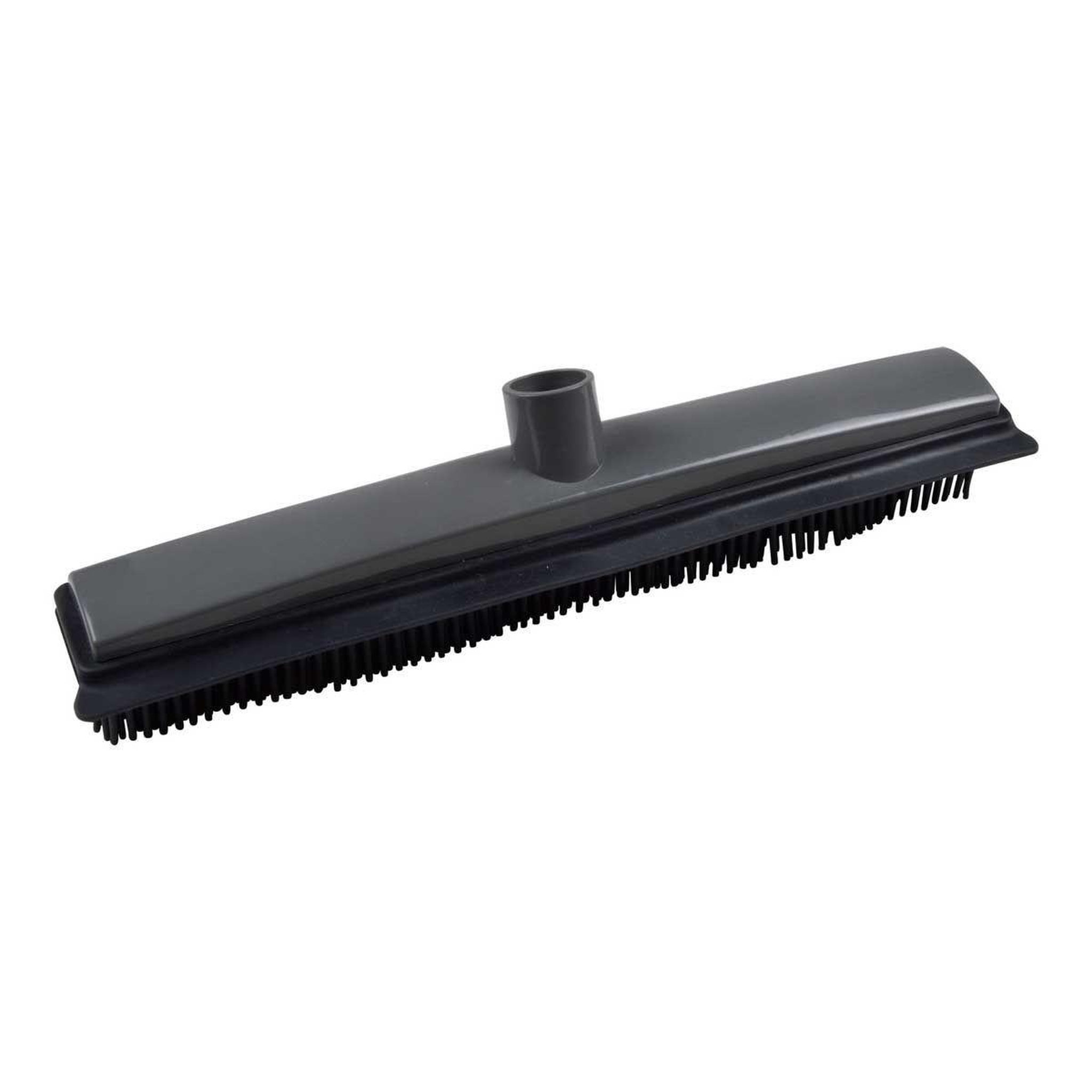 Voir la diapositive 1 : HOMEA Tête de balai avec raclette  poils  31cm gris