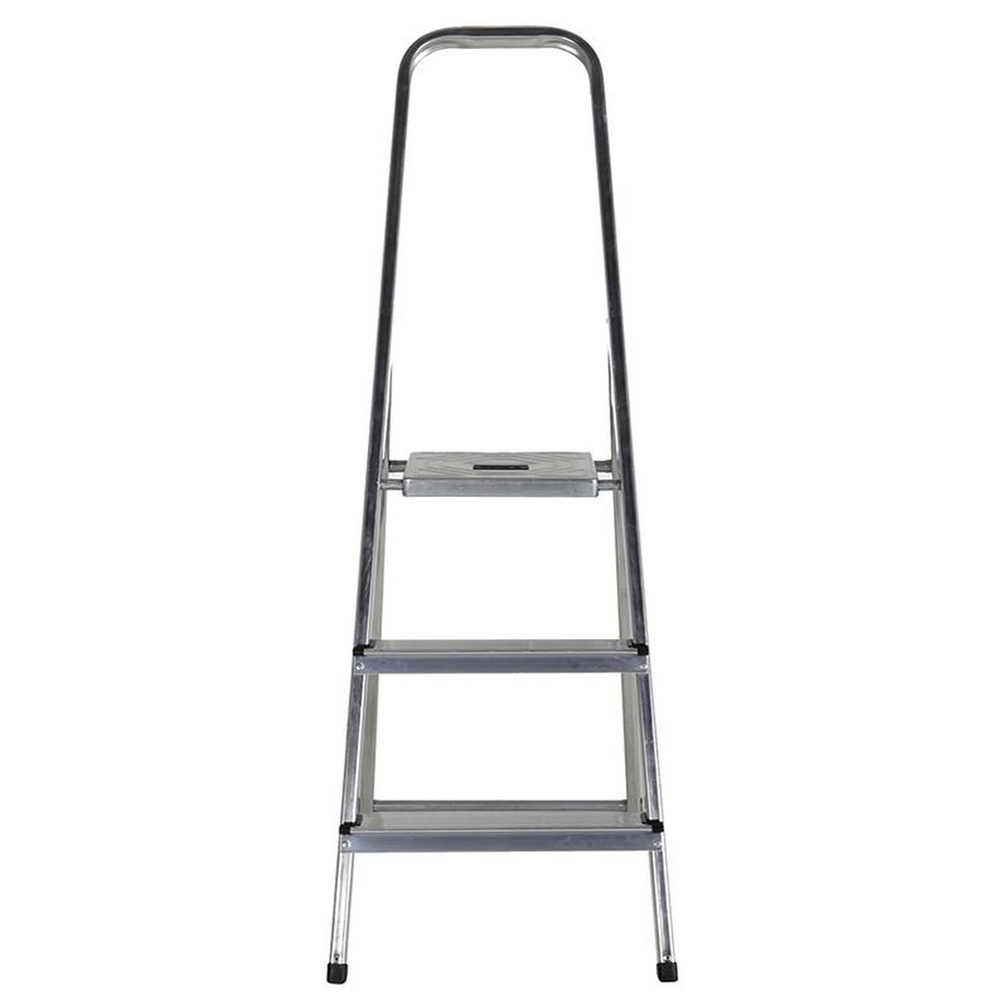 Voir la diapositive 2 : HAILO Escabeau ménager pliable en aluminium 3 marches léger selekta