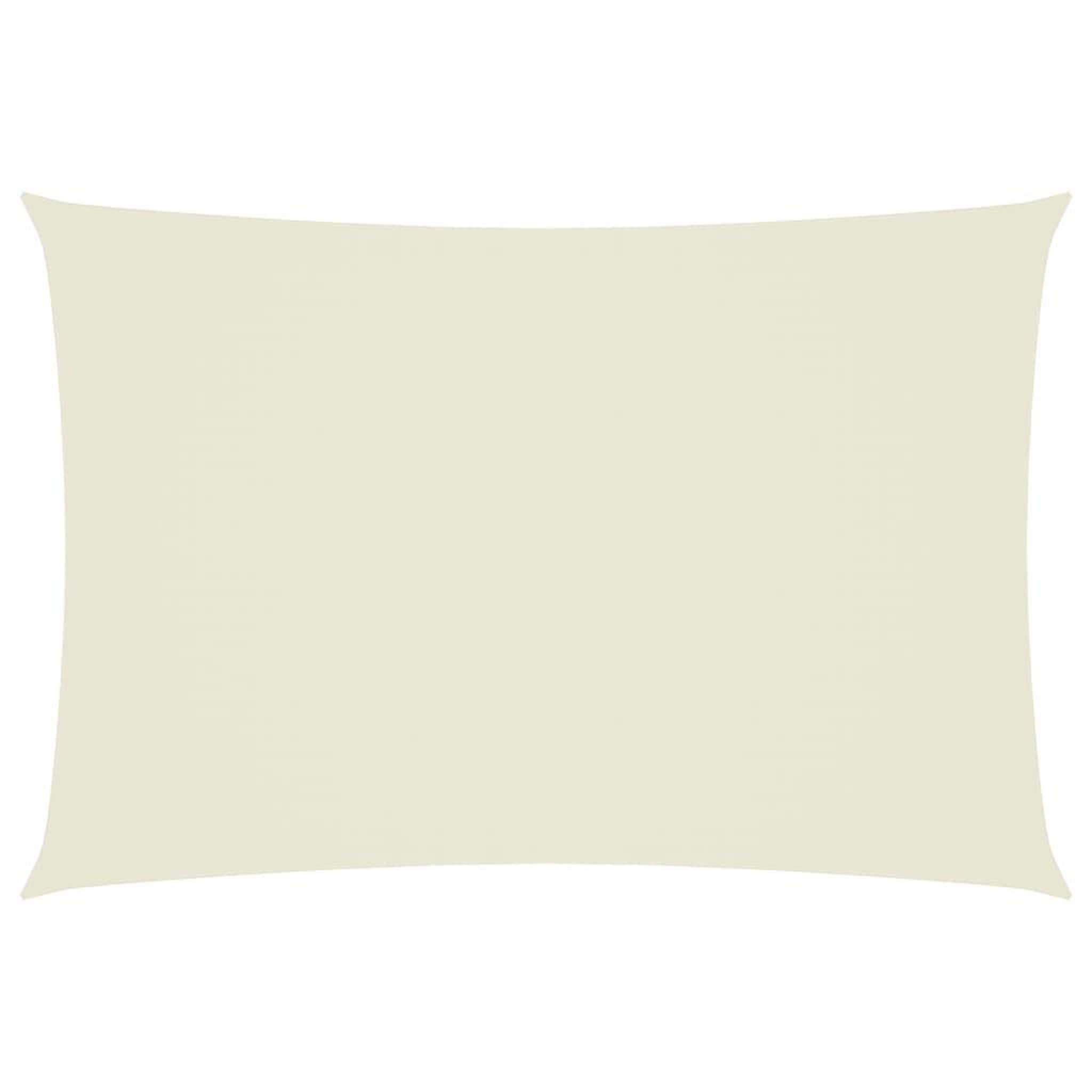 Voir la diapositive 2 : VIDAXL Voile de parasol tissu oxford rectangulaire 3x5 m creme