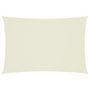 Voir la diapositive 2 : VIDAXL Voile de parasol tissu oxford rectangulaire 3x5 m creme