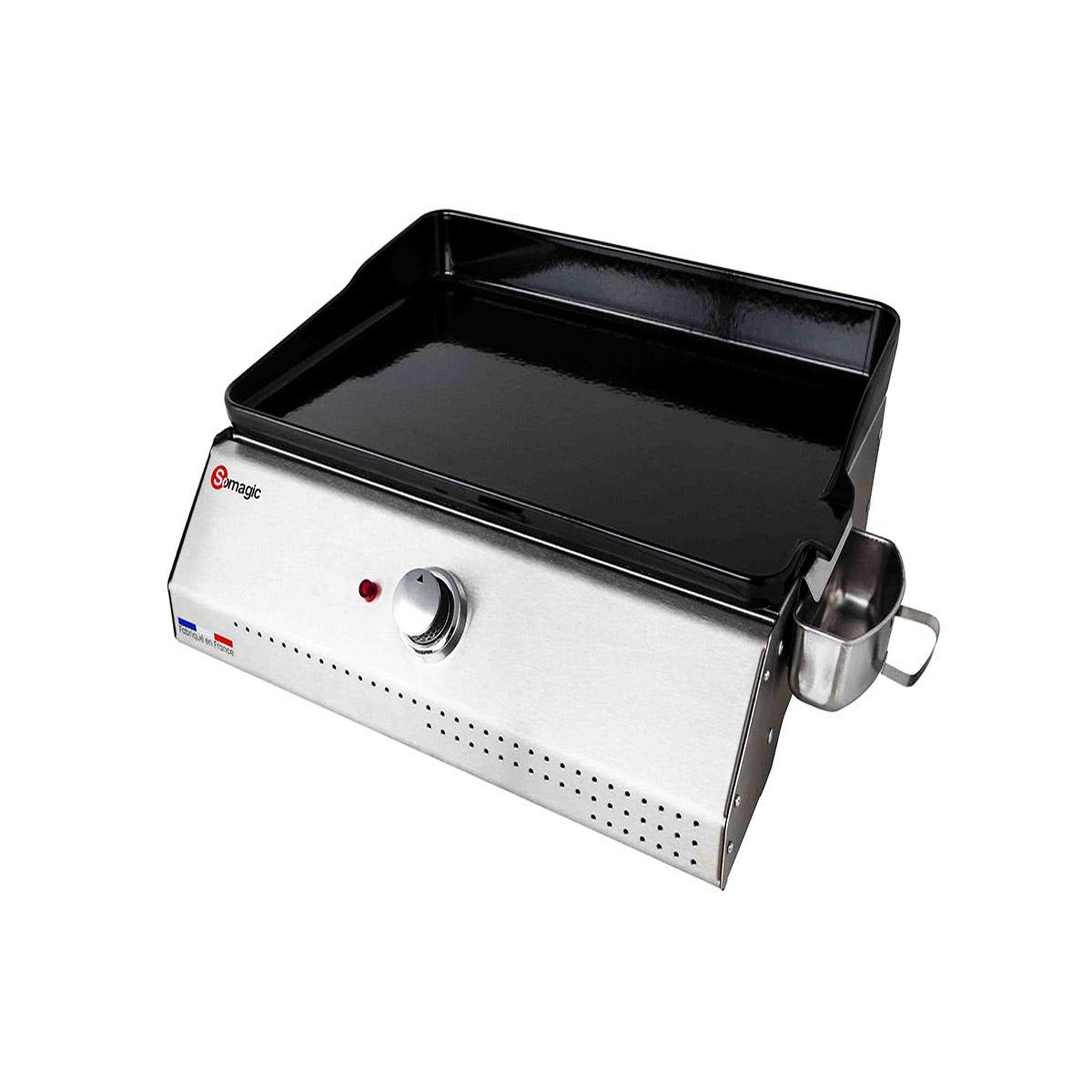 Voir la diapositive 2 : SOMAGIC Plancha électrique Telia avec cuve en inox 1 brûleur - Somagic