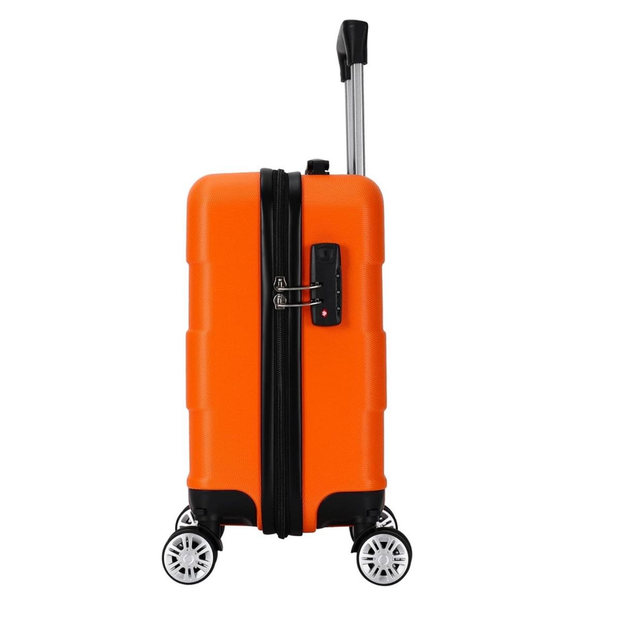 Voir la diapositive 2 : TROLLEY ADC Valise à roulettes orange - val-752