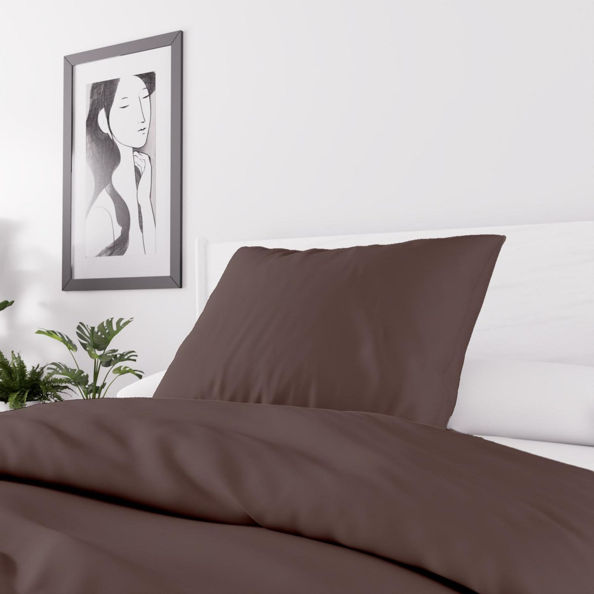 Intemporel Parure housse de couette en microfibre lavée BOHEME, par Soleil d'Ocre