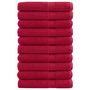 Voir la diapositive 1 : VIDAXL Serviettes de sauna de qualité supérieure SOLUND 10 pcs rouge