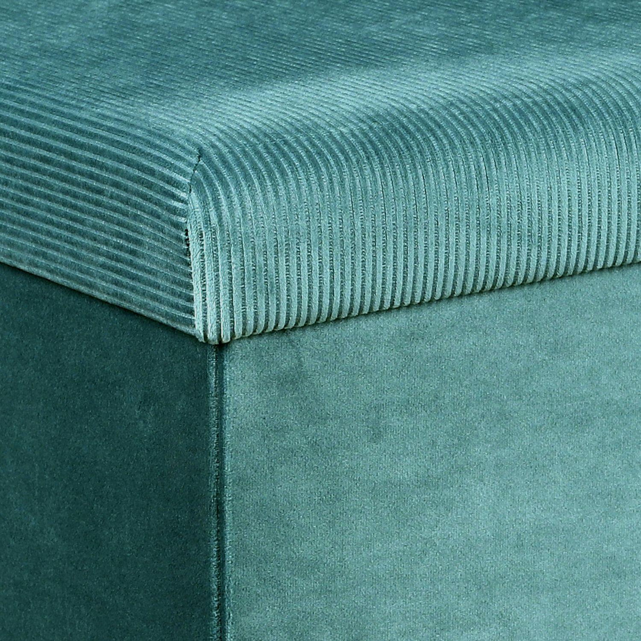 Voir la diapositive 2 : The Home Deco Factory Coffre banc pliable design velours Giulia