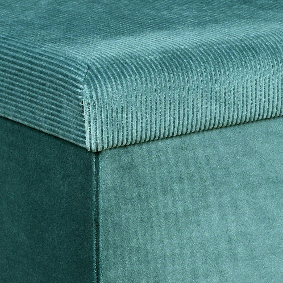 The Home Deco Factory Coffre banc pliable design velours Giulia