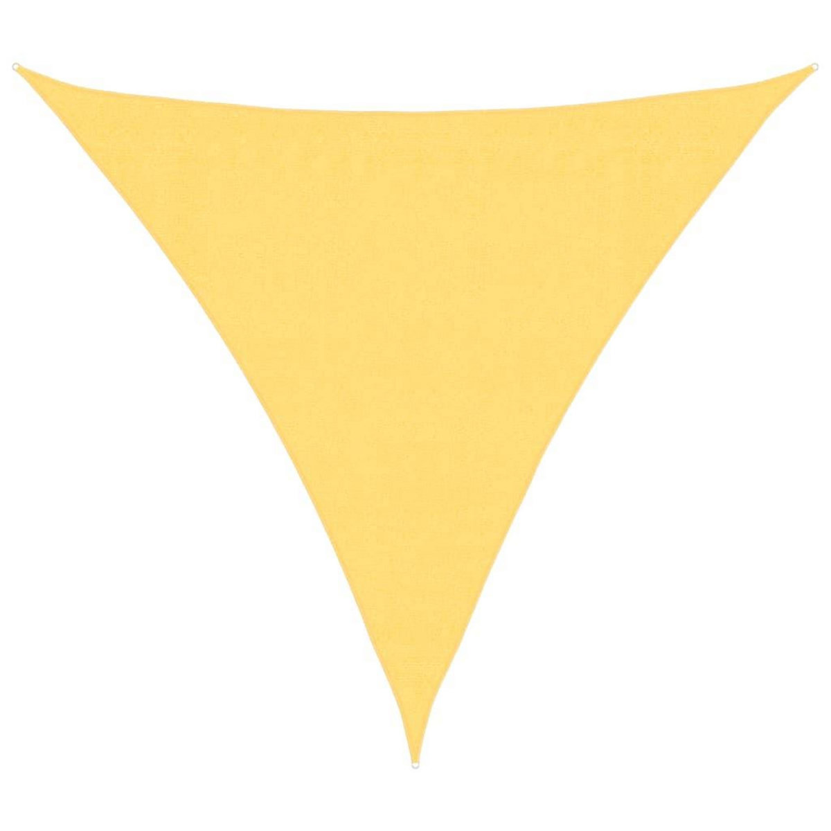 VIDAXL Parasol en PEHD triangulaire 3,6x3,6x3,6 m Beige