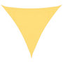 Voir la diapositive 2 : VIDAXL Parasol en PEHD triangulaire 3,6x3,6x3,6 m Beige