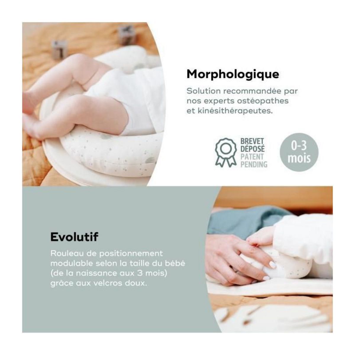 BABYMOOV BABYMOOV Cosydream, réducteur nouveau-né, fresh écru