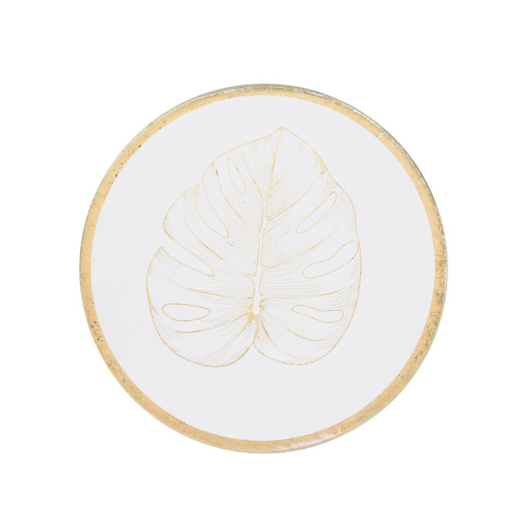 Voir la diapositive 5 : The Home Deco Factory Lot de 4 dessous de verre  natural wild  10cm or