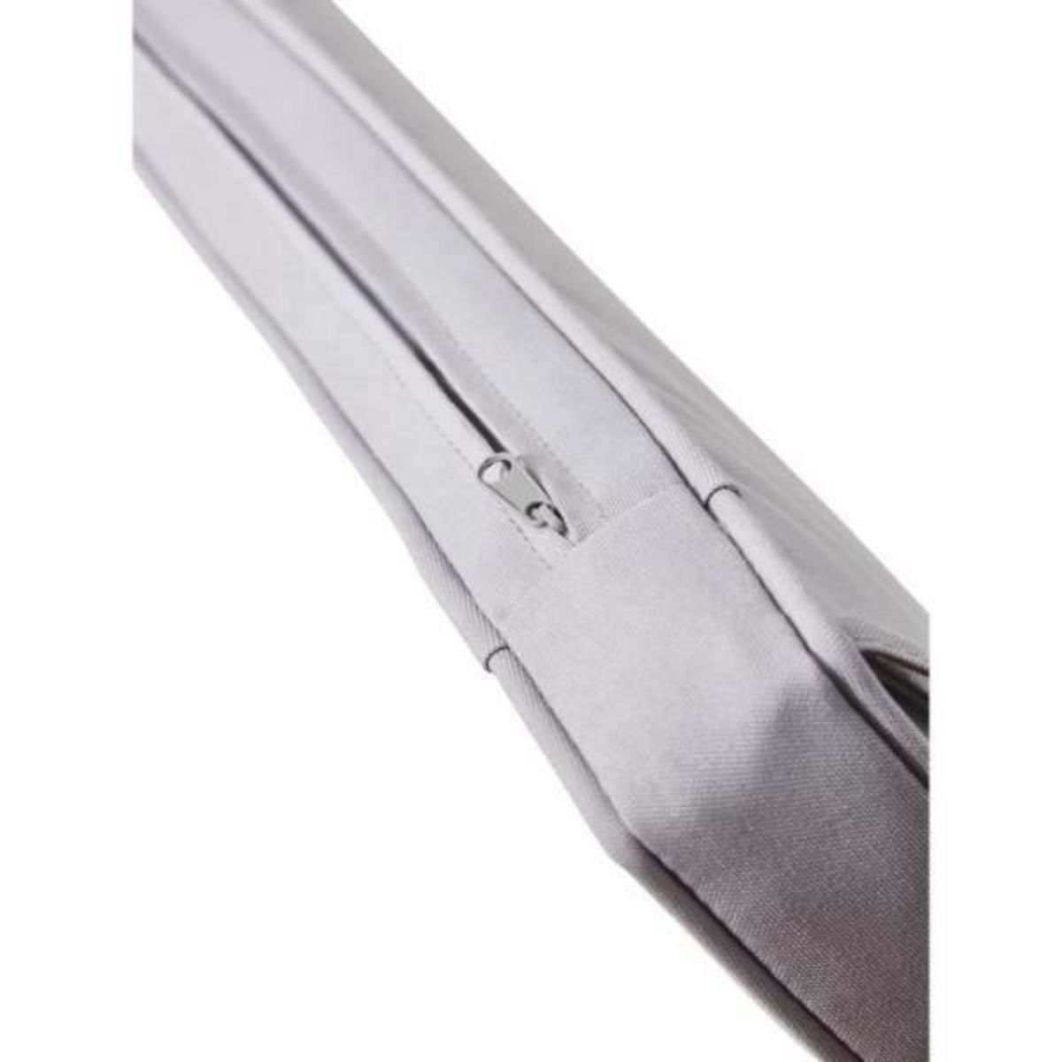 BOCARNEA Banc de jardin LIANZA - 2 places - Acacia et cannage en résine tressée - L121 x H71 x P78 cm