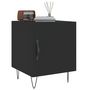 Voir la diapositive 4 : VIDAXL Tables de chevet 2 pcs noir 40x40x50 cm bois d'ingenierie