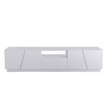 MERAX Meuble tv blanc 170 cm mdf