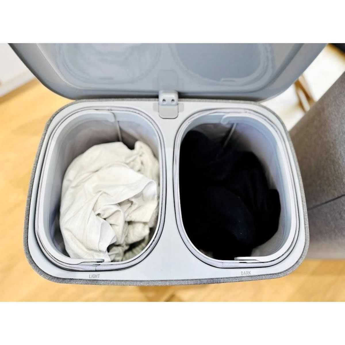 Kitchen move Panier à linge SVEN Gris Tissu 50L