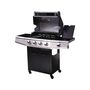 Voir la diapositive 3 : Habitat et Jardin Barbecue gaz  Bingo 5  - 5 Brûleurs dont 1 latéral - 15.2kW + Housse protection - Noir