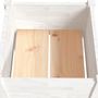 Voir la diapositive 5 : VIDAXL Jardiniere Blanc 50x50x70 cm Bois de pin massif