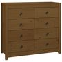 Voir la diapositive 2 : VIDAXL Armoire laterale Marron Miel 100x40x90 cm Bois de pin massif