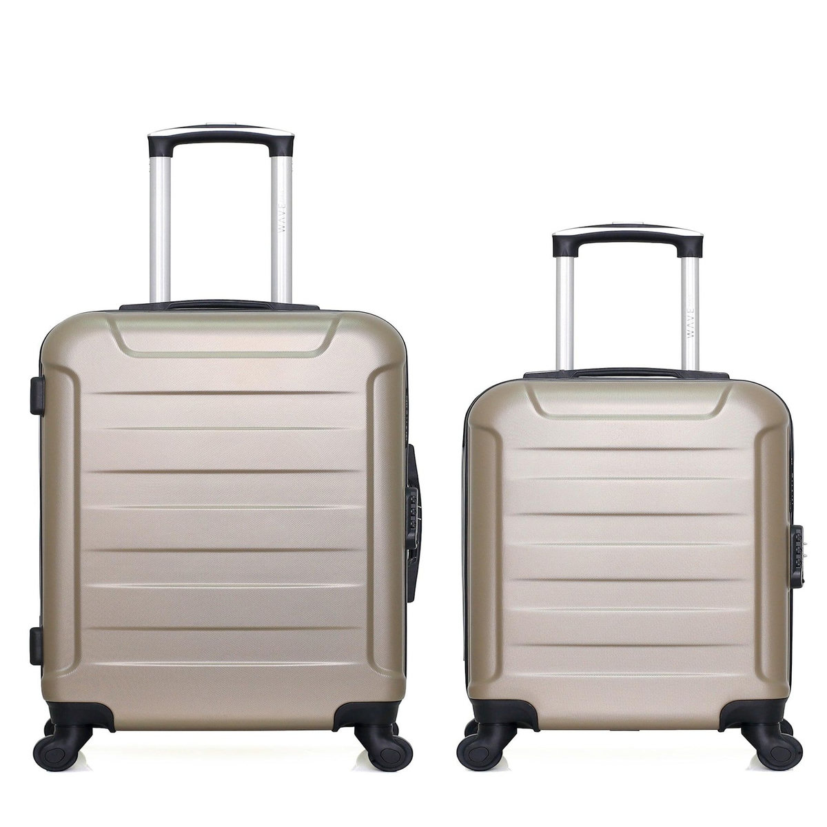 WAVE PARIS WAVE PARIS - Lot de 2 - Valise Weekend et valise cabine XS ELBE