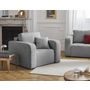 Voir la diapositive 1 : BEST MOBILIER Miro - fauteuil en velours texturé