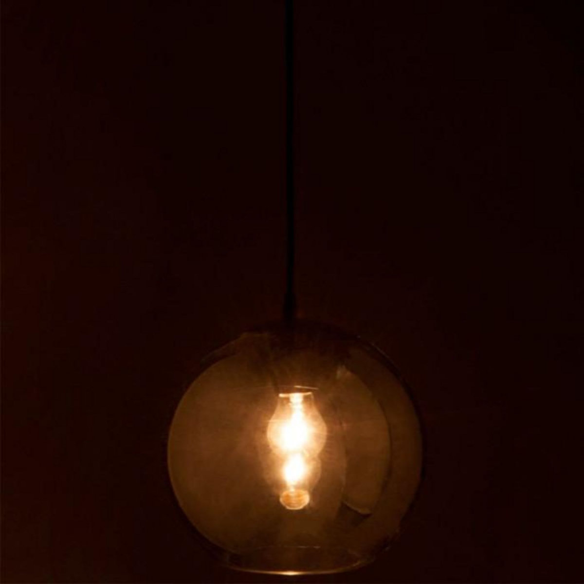 Paris Prix Lampe Suspension en Verre  Miroir  25cm Argent