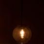 Voir la diapositive 3 : Paris Prix Lampe Suspension en Verre  Miroir  25cm Argent