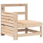 Voir la diapositive 2 : VIDAXL Canape de jardin accoudoir avec table d'appoint bois massif pin