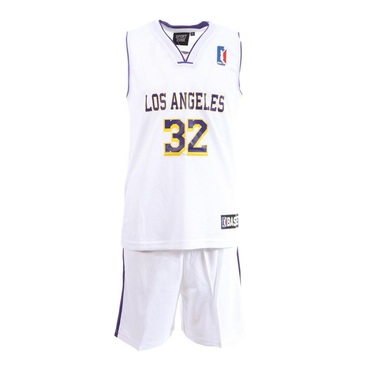 SPORTZONE Los Angeles Ensemble de basket Noir/Orange Enfant Sport Zone