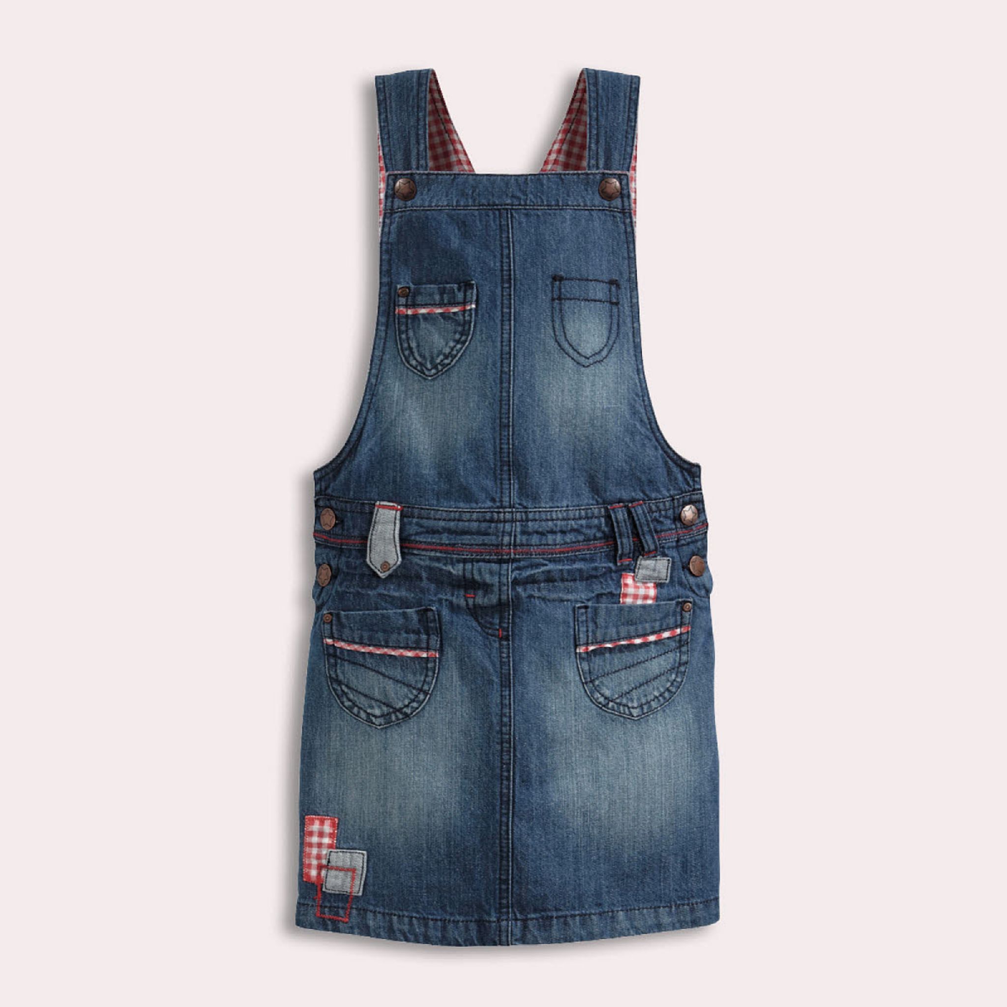 Robe Salopette En Jean NEXT Pour Fille - Taille 5 Ans, Bleue, Sans Manches