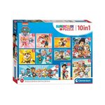 CLEMENTONI Clementoni - Puzzle Enfant 10 en 1 - Pat' Patrouille - Fabriqué en Italie