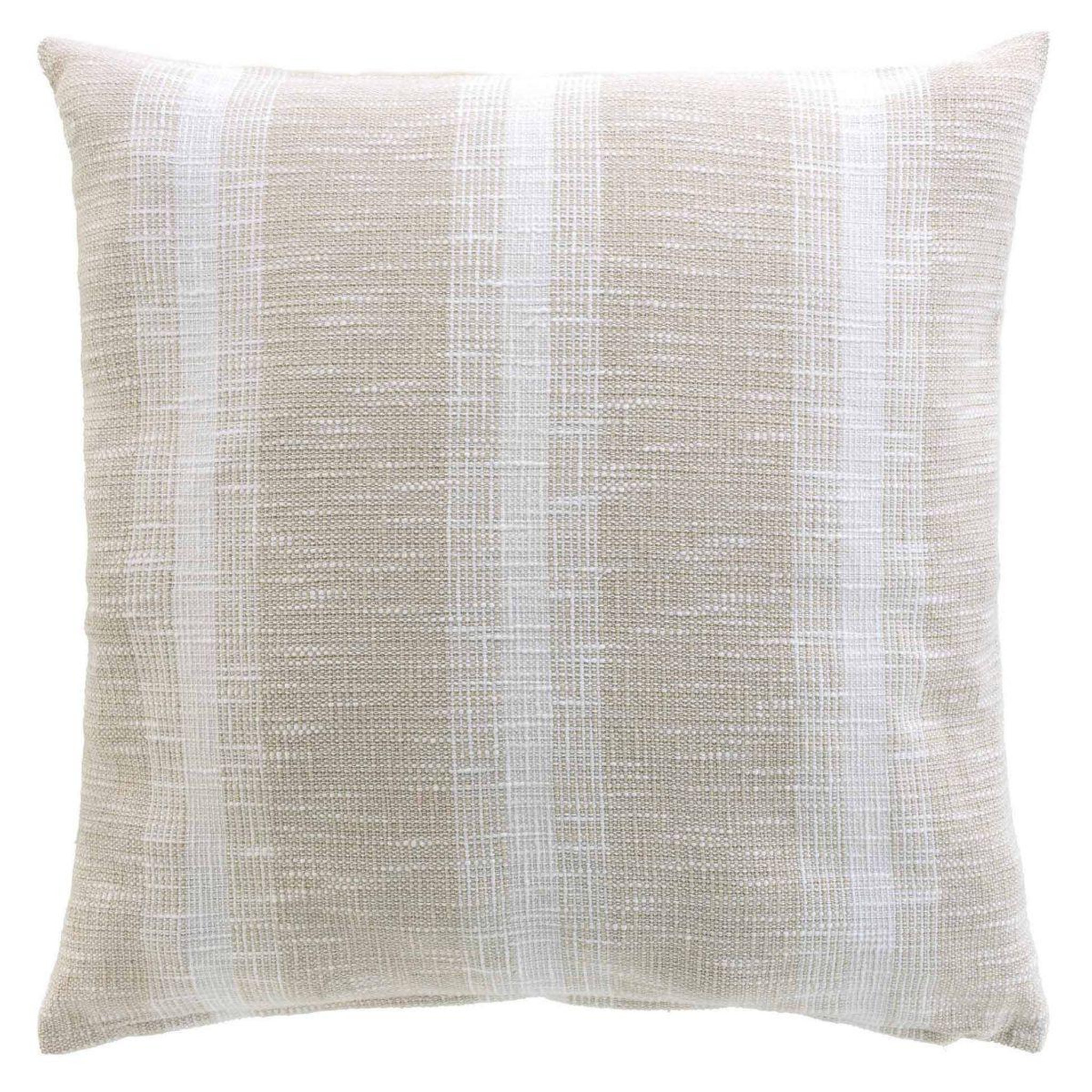 Douceur d'Intérieur Coussin déco tissé  island  60x60cm beige