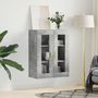 Voir la diapositive 3 : VIDAXL Armoire murale gris beton 69,5x34x90 cm
