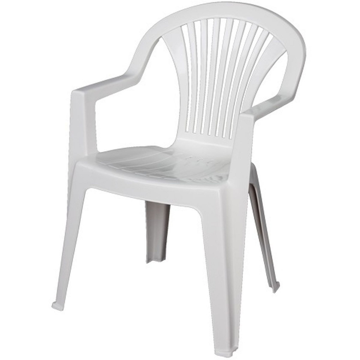 Fauteuil de jardin - Blanc - LIDO