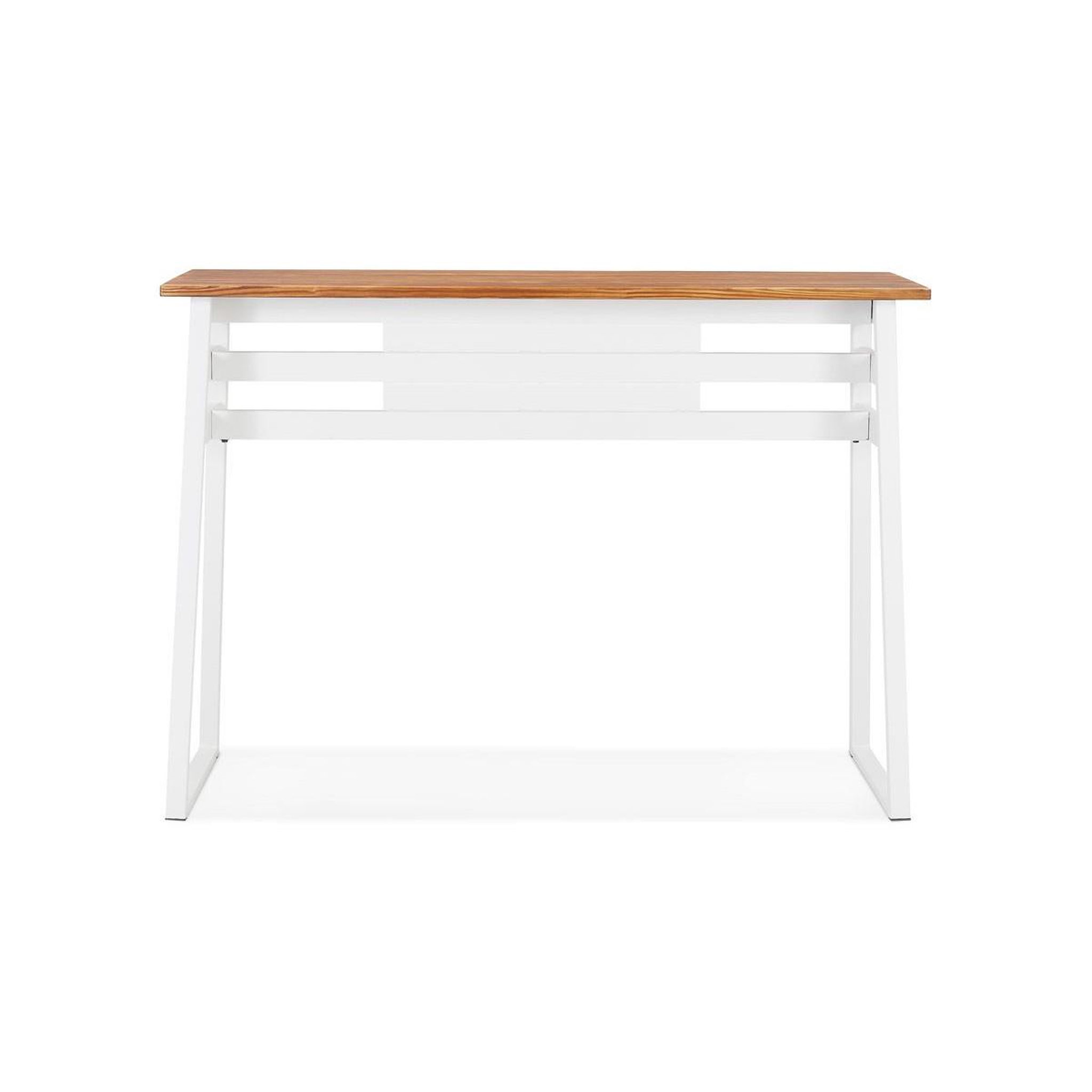 Voir la diapositive 2 : Paris Prix Table de bar en bois design  javier  150cm blanc