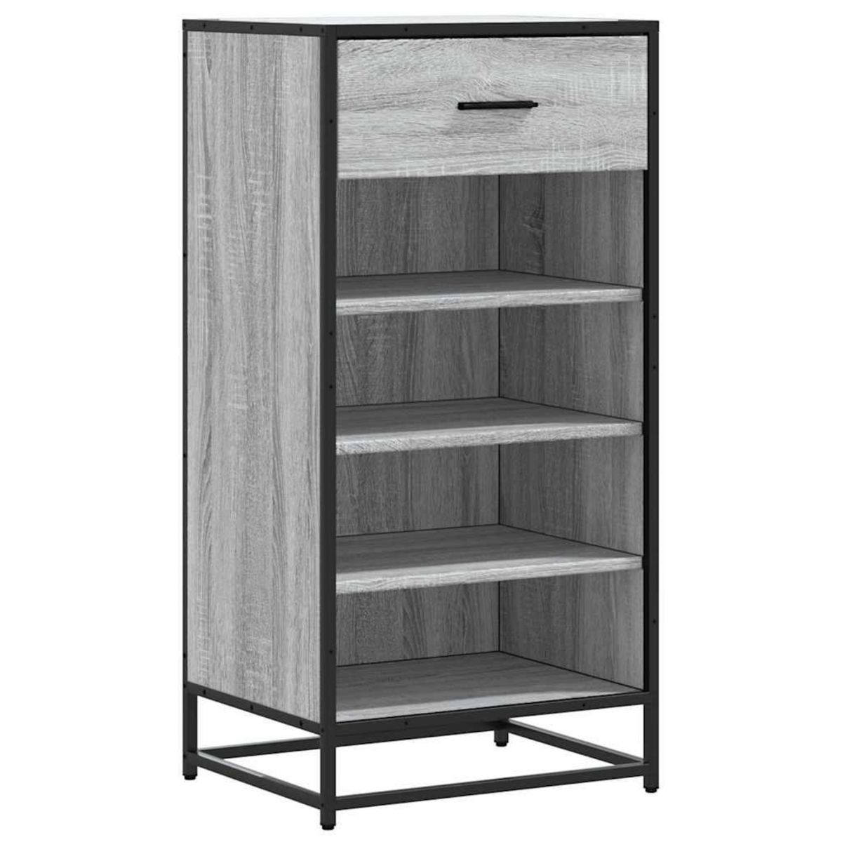 VIDAXL Etagere a chaussures sonoma gris 48x38x97,5 cm bois ingenierie