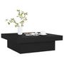 Voir la diapositive 3 : VIDAXL Table basse noir 90x90x28 cm bois d ingénierie