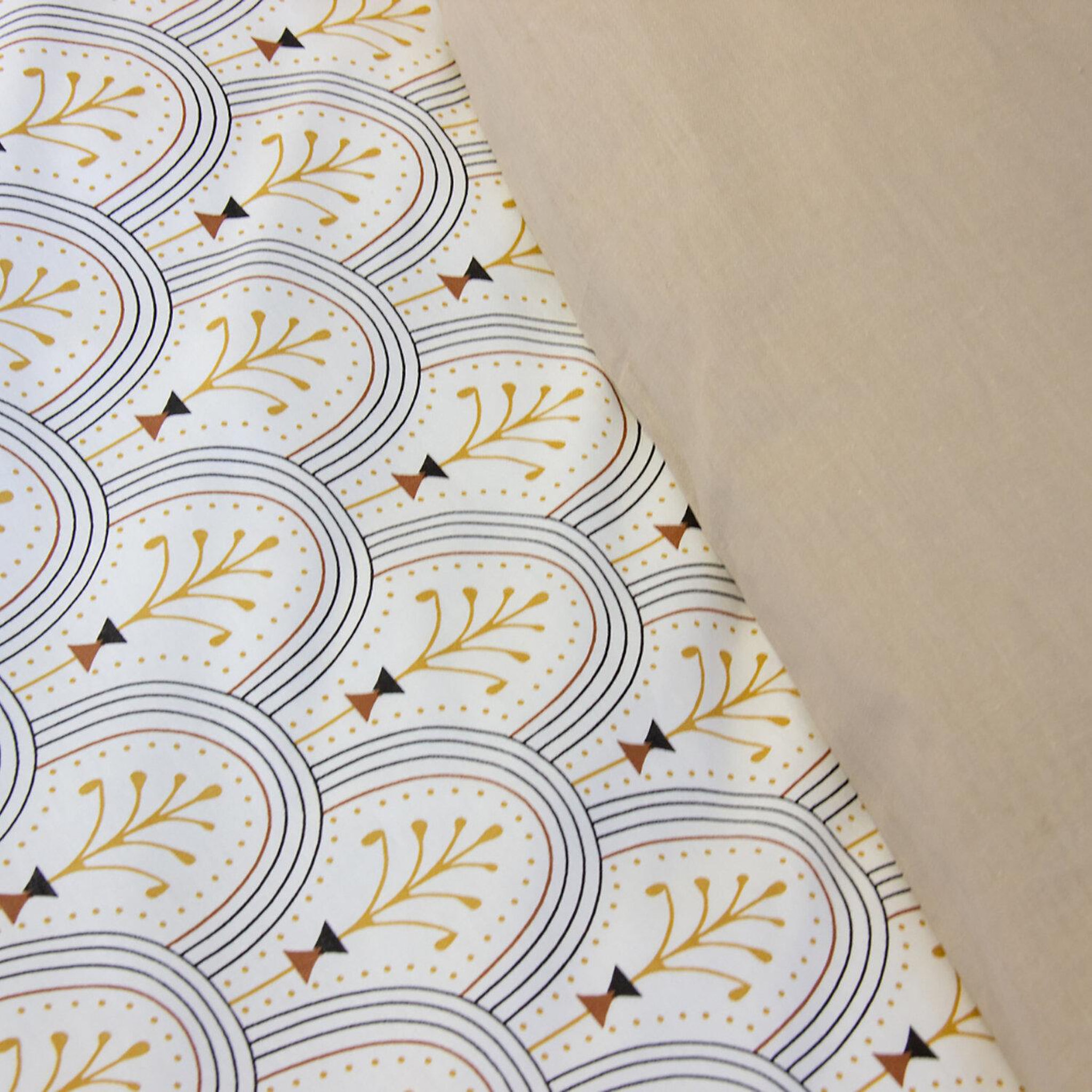 Voir la diapositive 3 : Home collection Parure de couette 3 pcs 240x220 100% coton 57 fils, wac