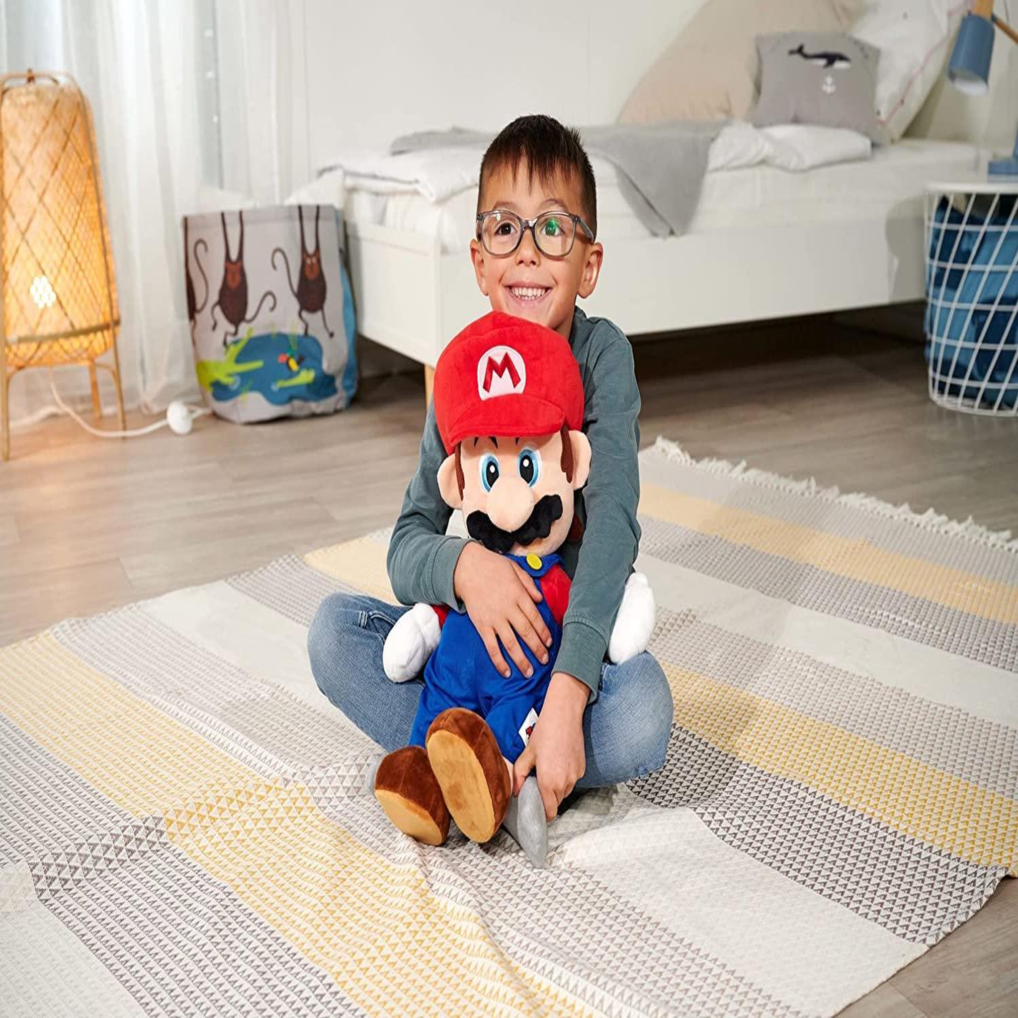 Voir la diapositive 2 : NICOTOY Peluche Mario 50 cm