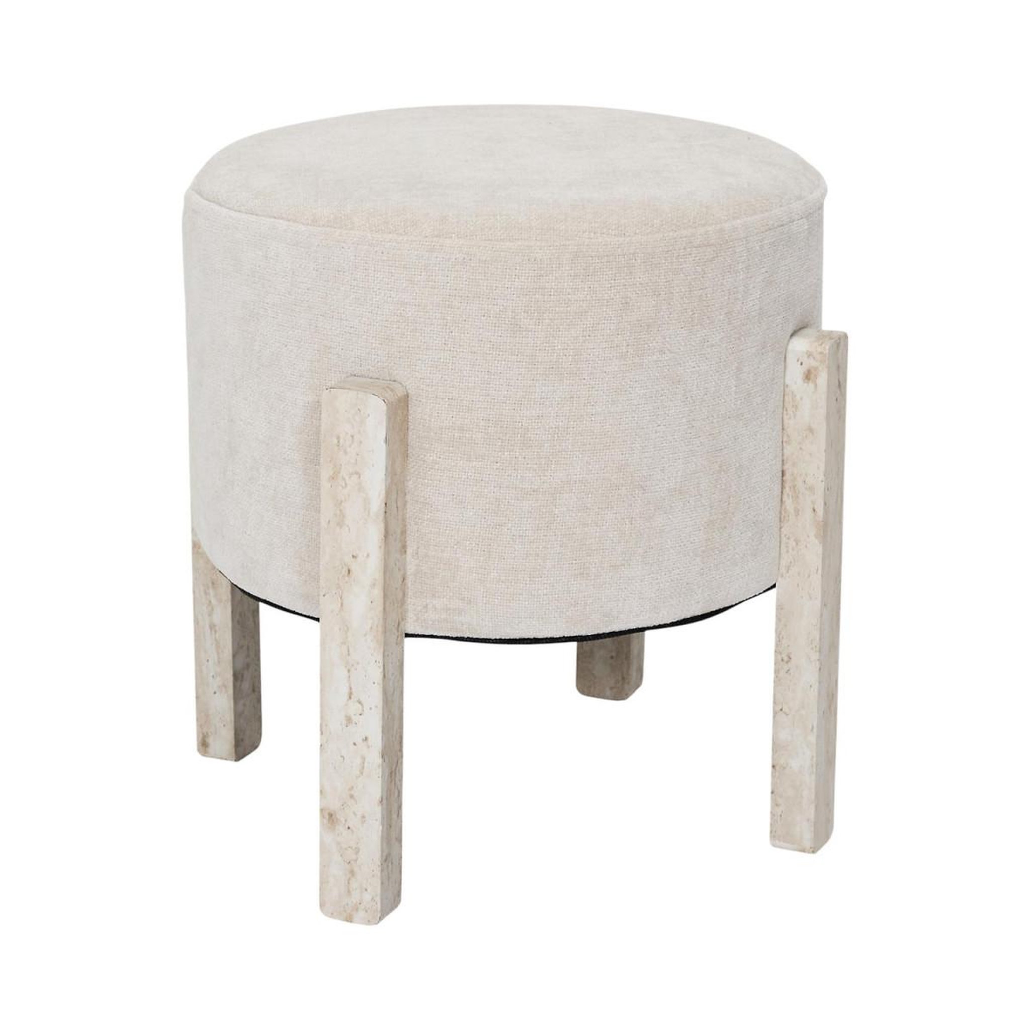 The Home Deco Factory Tabouret design  emilia  35cm beige