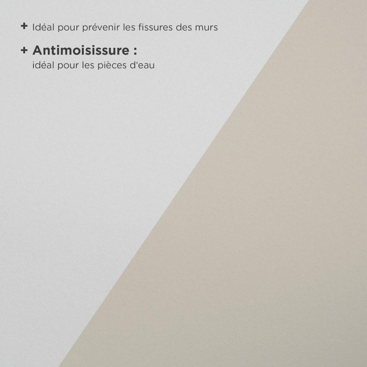 CENTRALE BRICO Voile de verre 130 g/m² anti-moisissure 20 m x 100 cm, prépeint