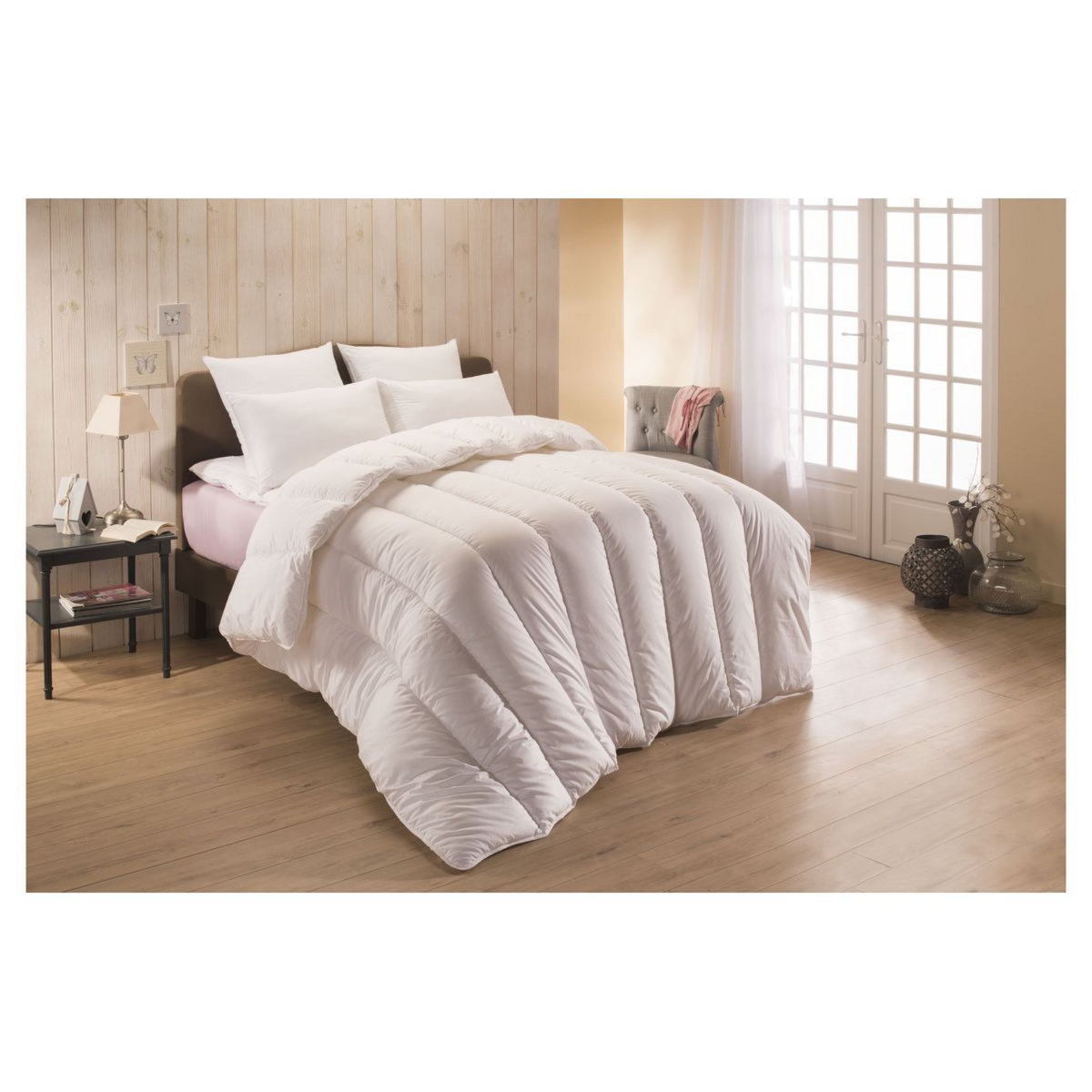 DODO Couette chaude en microfibre toucher douceur 350 g/m² HOME COCOON