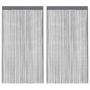 Voir la diapositive 2 : VIDAXL Rideaux a fils 2 pcs anthracite 100x250 cm