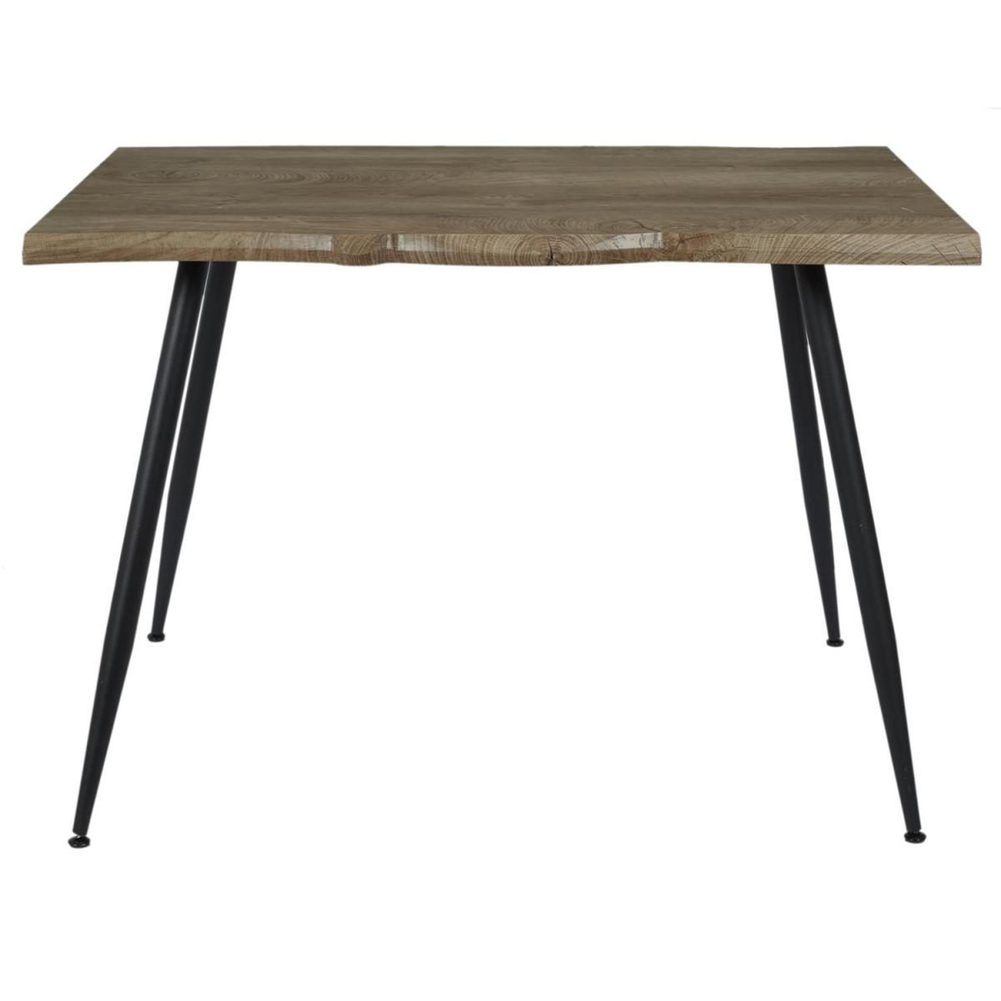 Voir la diapositive 2 : The Home Deco Factory Table de repas  forest ii  110cm naturel & noir