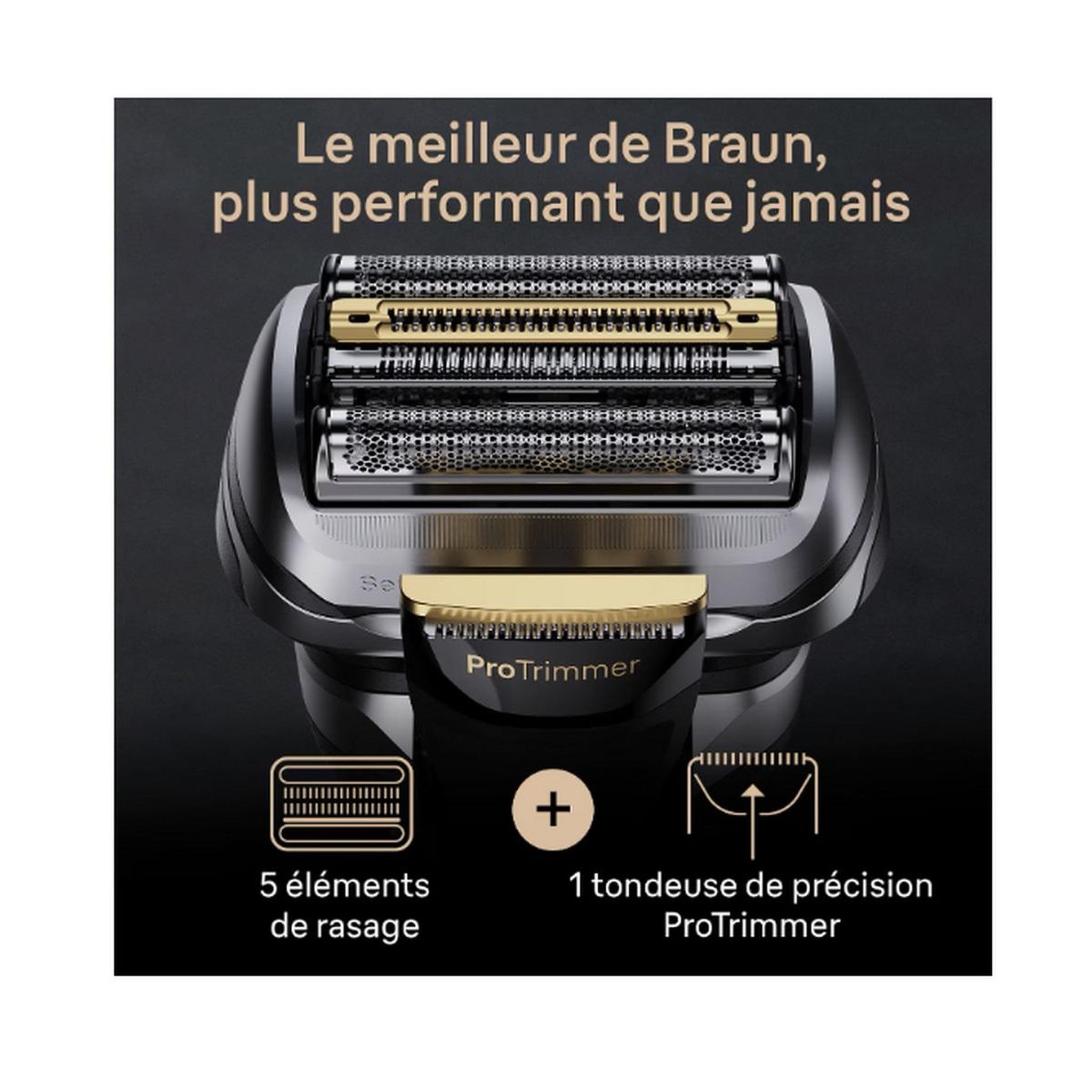 Voir la diapositive 4 : BRAUN Rasoir électrique rechargeable étanche - 9515s