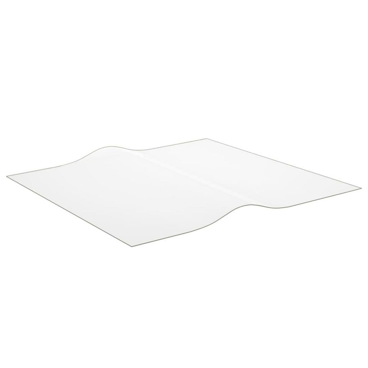 VIDAXL Protecteur de table transparent 80x80 cm 2 mm PVC