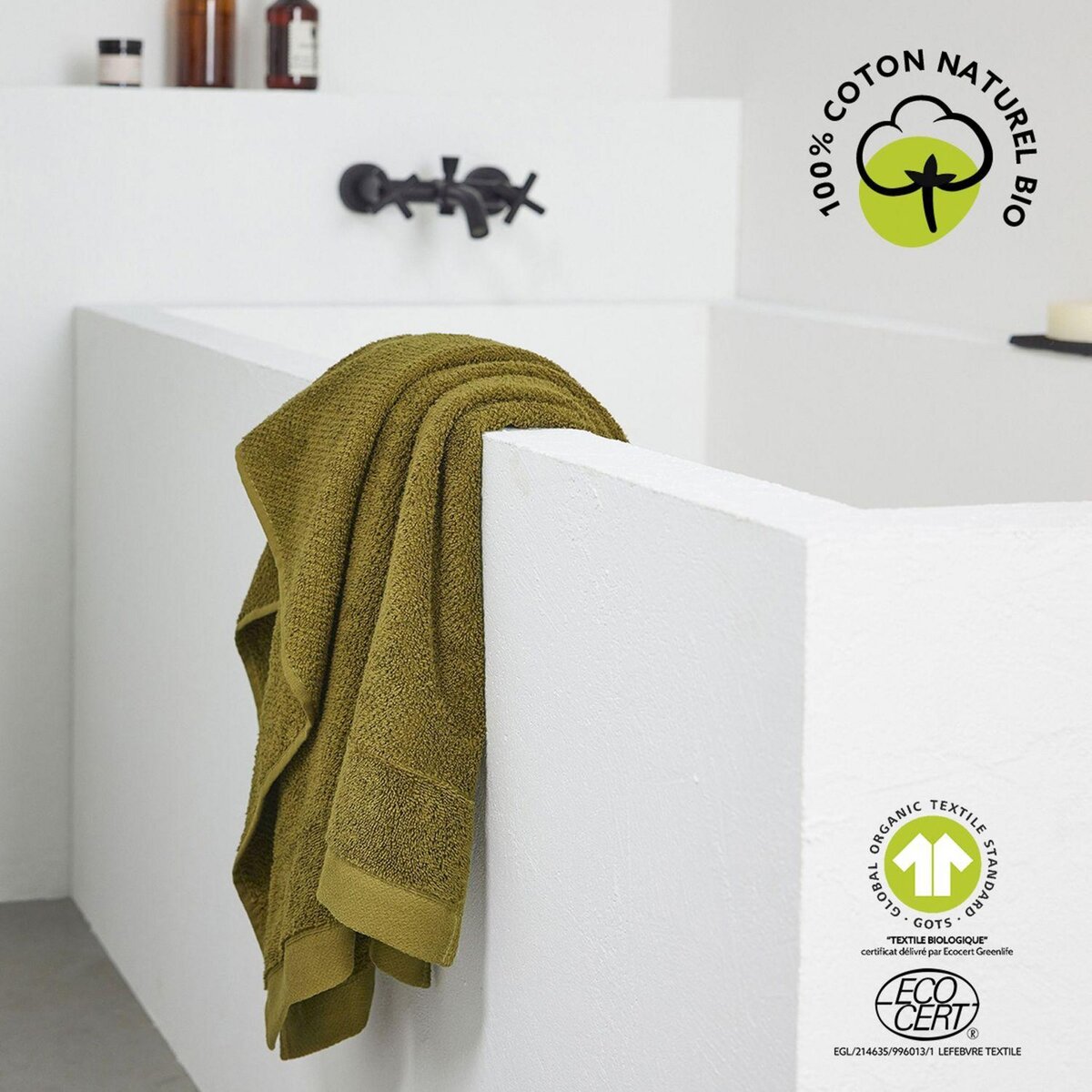 Today Serviette de toilette - 100% coton BIO
