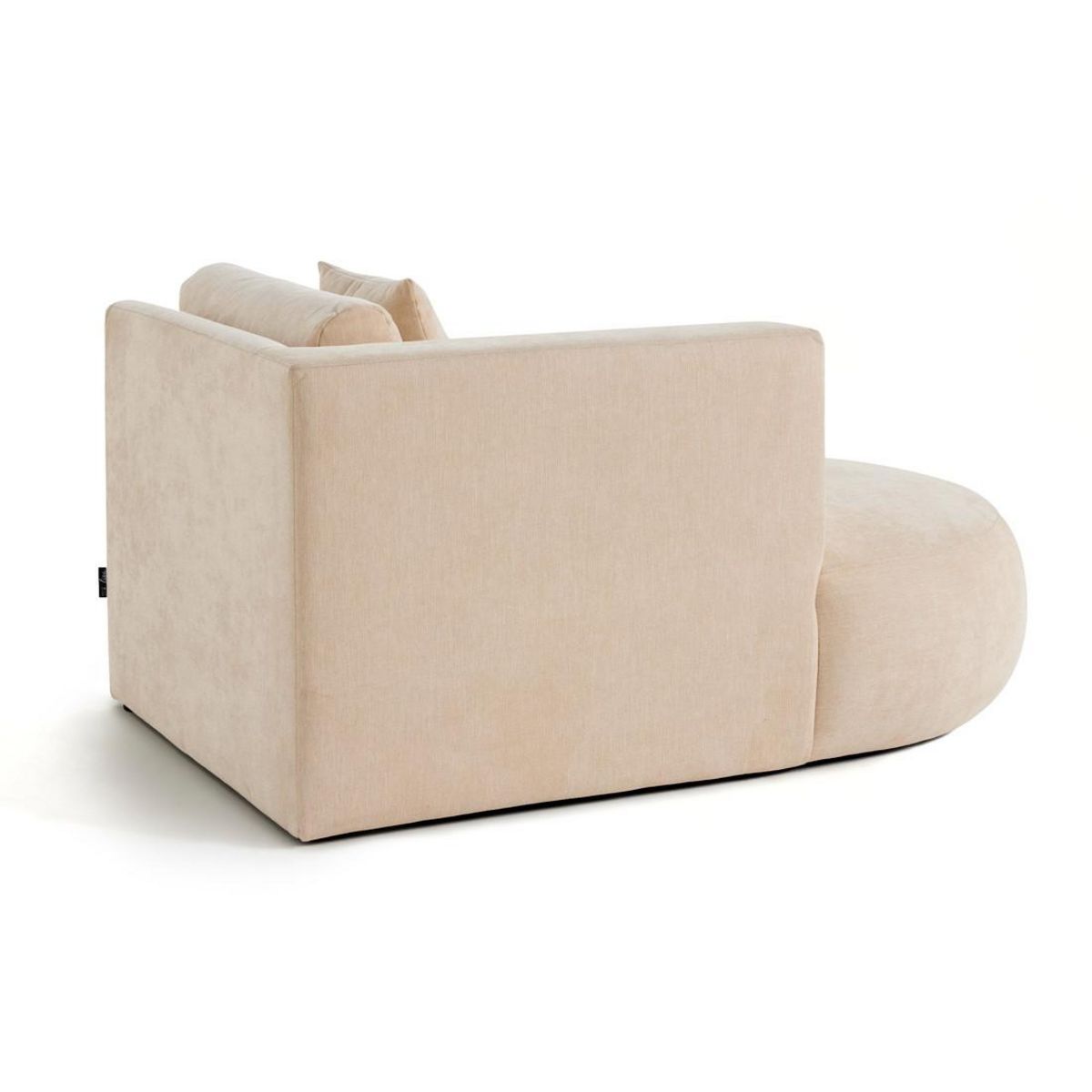 LISA DESIGN Santorini - module d'assise méridienne gauche - en tissu texturé