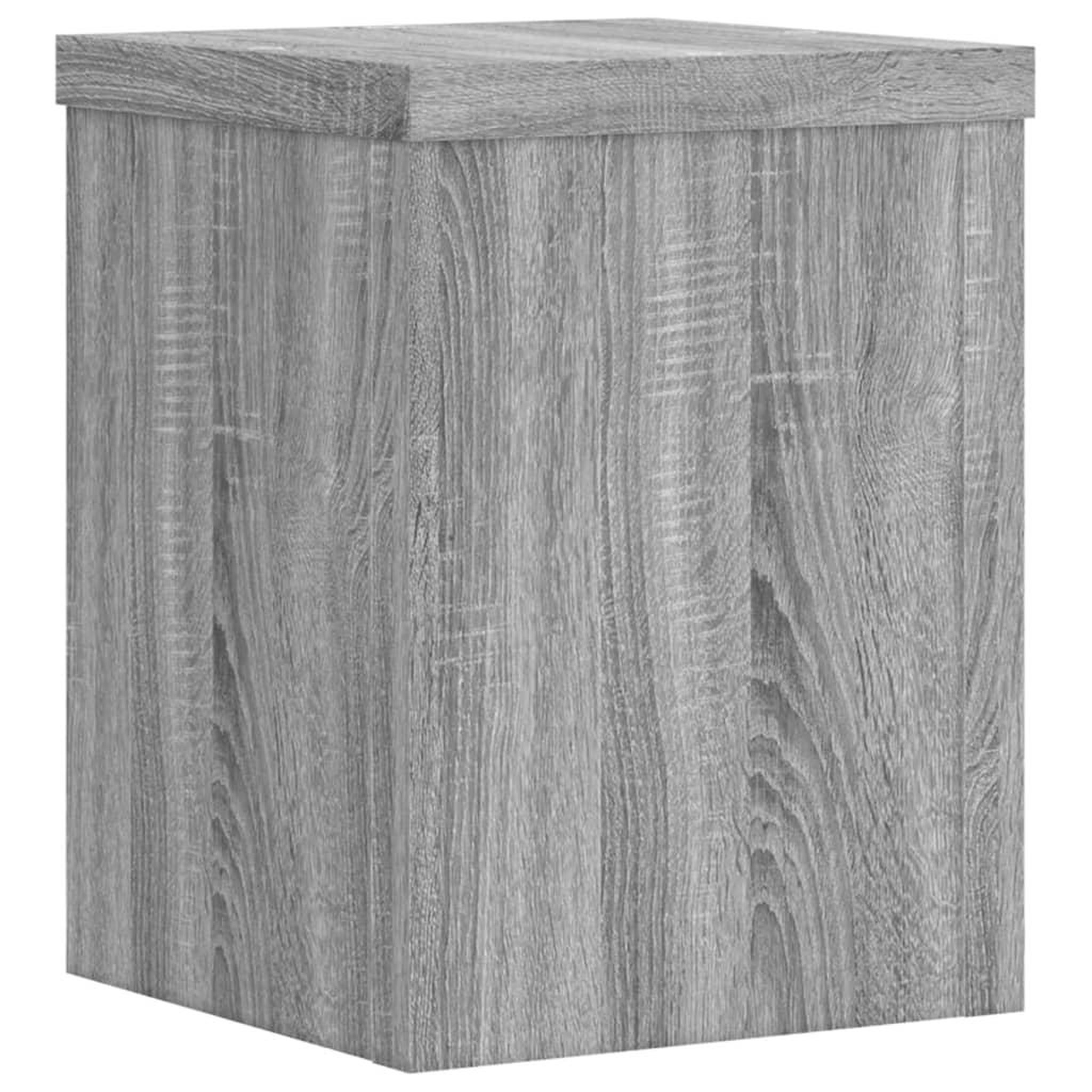 Voir la diapositive 4 : VIDAXL Supports pour plantes 2 pcs sonoma gris bois d'ingenierie