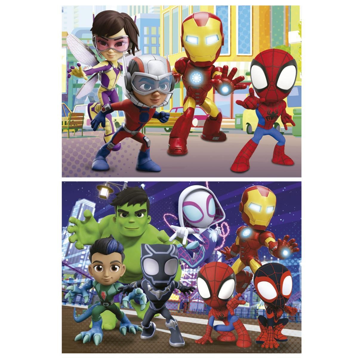 EDUCA Puzzle 2 x 48 pcs - Spidey et ses amis