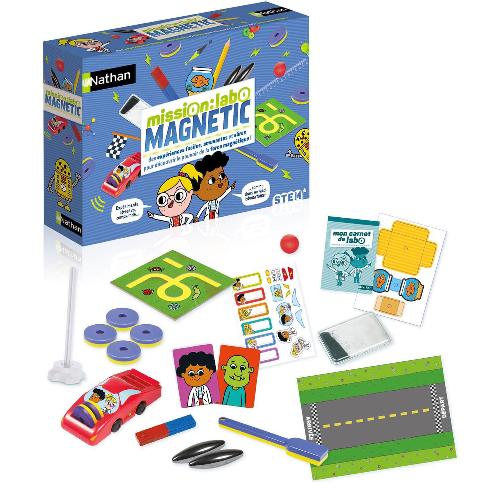 Voir la diapositive 3 : Nathan Mission Labo Magnetic Lab