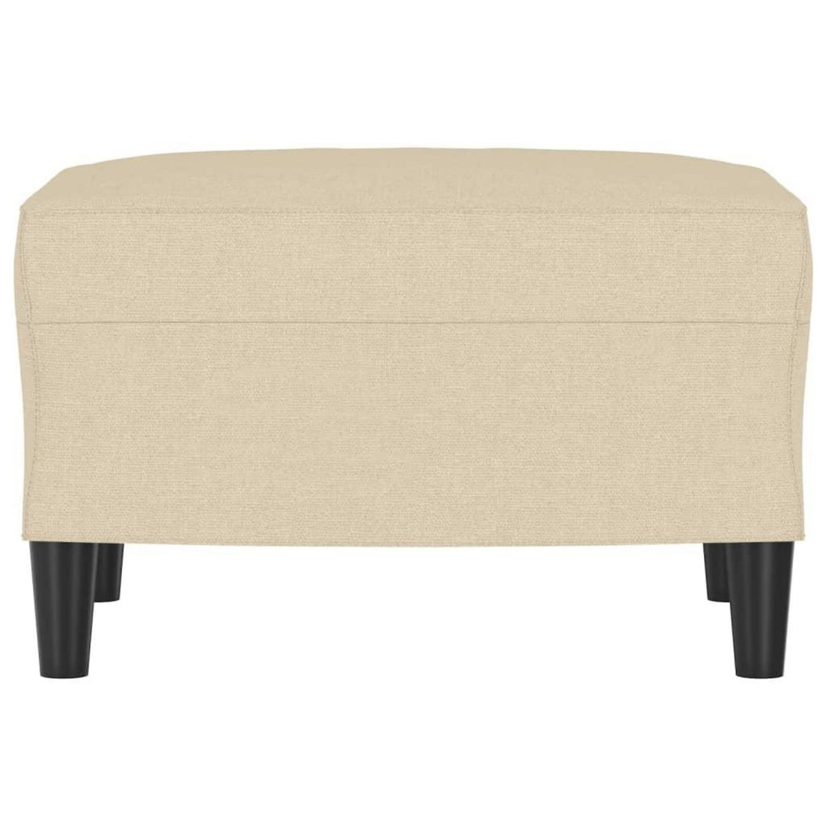 VIDAXL Repose-pied Creme 60x50x41 cm Tissu